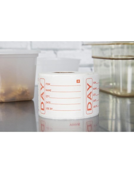 Etiquettes alimentaires solubles Hygiplas (Lot de 250)