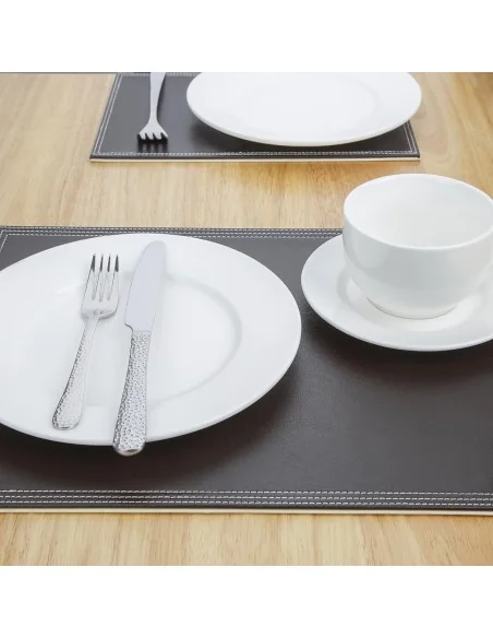 Set de table en simili cuir Olympia 300 x 400mm
