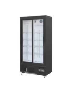 Arrière-bar vertical double porte coulissante Polar Série G 2