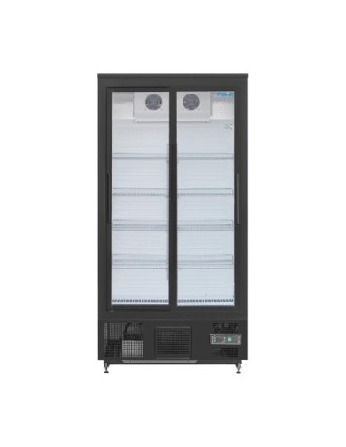 Arrière-bar vertical double porte coulissante Polar Série G