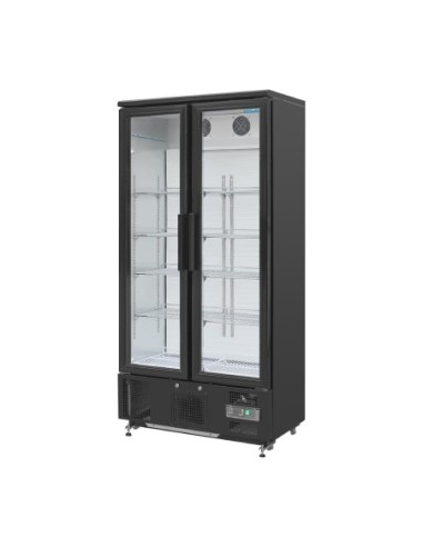 Arrière-bar vertical double porte battante Polar Série G 490L