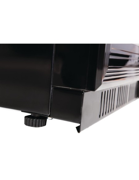 Arrière-bar une porte pivotante Polar Série G noir 138L