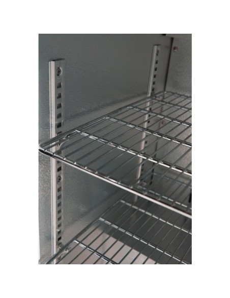 Arrière-bar trois portes coulissantes Polar Série G noir 320L