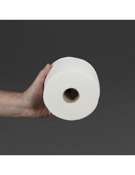 Rouleaux de papier hygiénique micro double Jantex (Lot de 24)