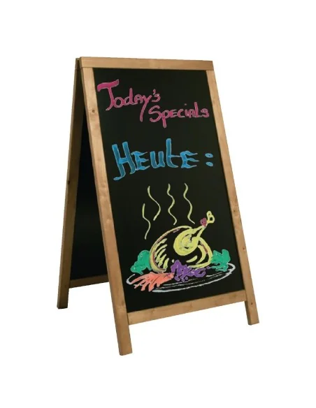 Panneau de trottoir Securit teck 1200 x 680mm