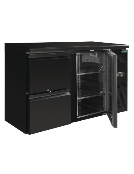 Arrière-bar Polar Série U 1 porte et 2 tiroirs