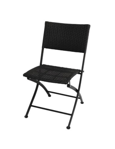 Chaises pliantes en rotin PE Bolero (Lot de 2)
