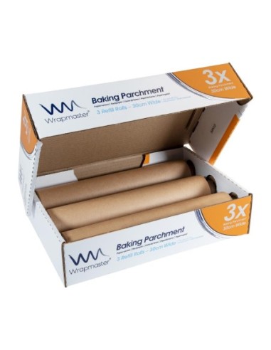 Papier sulfurisé Wrapmaster 50m x 300mm (lot de 3)