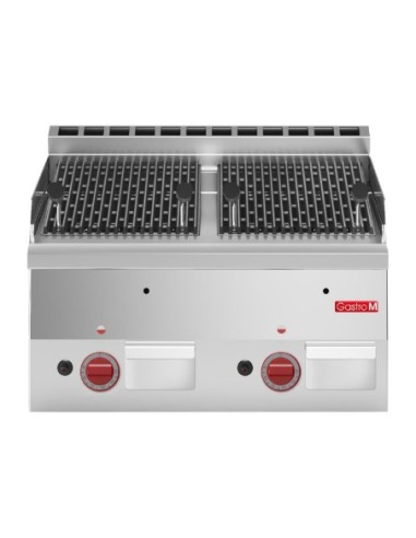 Grillade pierre de lave gaz Gastro M GRL60/60