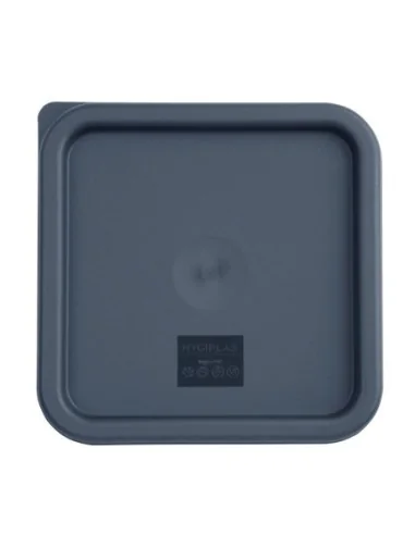 Couvercle carré bleu moyen Hygiplas