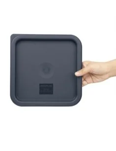 Couvercle carré bleu moyen Hygiplas 2