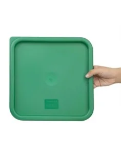 Couvercle carré vert grand Hygiplas 2