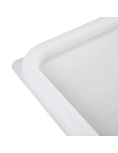 Couvercle carré blanc petit Hygiplas