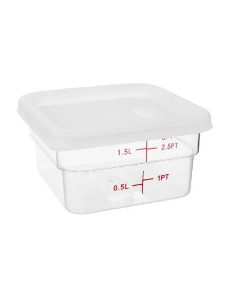 Couvercle carré blanc petit Hygiplas