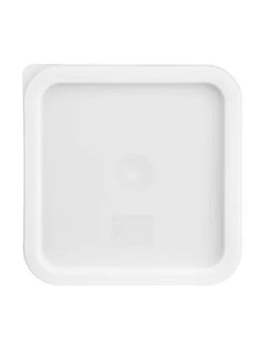 Couvercle carré blanc moyen Hygiplas