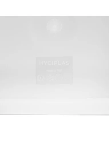 Couvercle carré blanc moyen Hygiplas