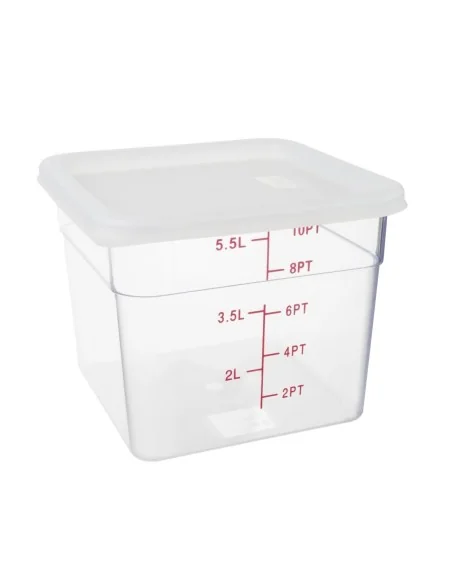 Couvercle carré blanc moyen Hygiplas