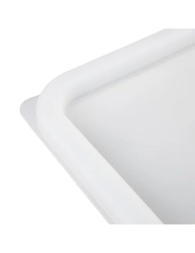 Couvercle carré blanc grand Hygiplas