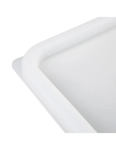 Couvercle carré blanc grand Hygiplas