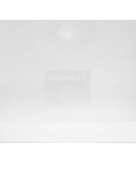 Couvercle carré blanc grand Hygiplas