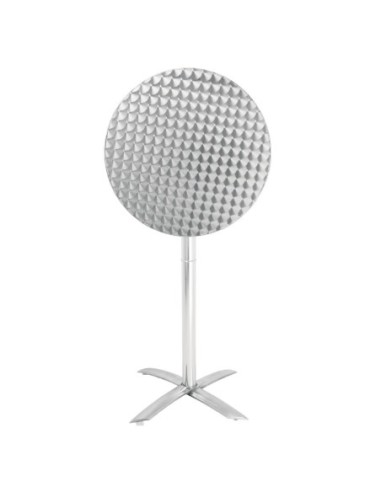 Mange-debout inox plateau basculant Bolero 600mm