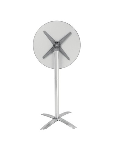 Mange-debout inox plateau basculant Bolero 600mm