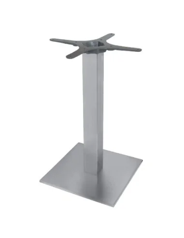 Pied de table carré inox Bolero