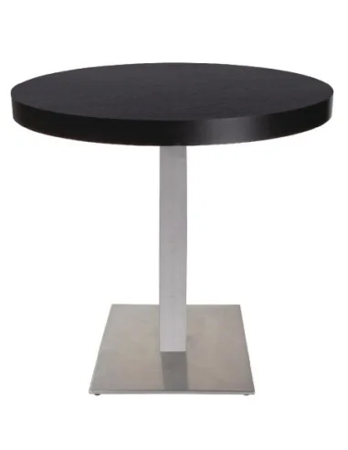 Pied de table carré inox Bolero