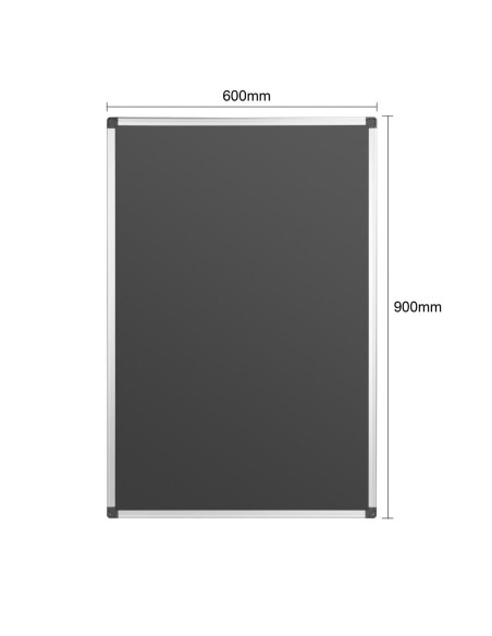 Tableau magnétique noir Olympia 600x900mm