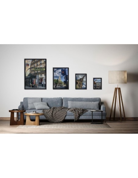 Cadre clipsable Europel A4 25mm noir mat