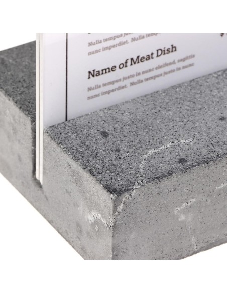 Présentoir de table Europel A5 polystone anthracite