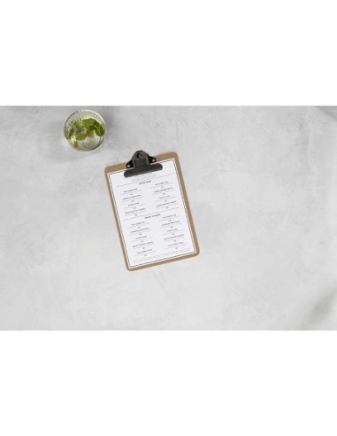 Porte-bloc panneau en fibre de bois Europel A5 portrait 148 x 210 mm