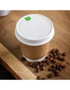 Couvercles boissons chaudes en papier Vegware Série 79 (lot de 1000) 2