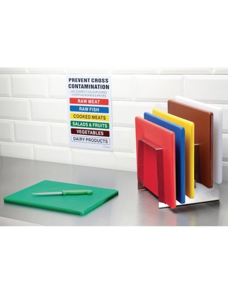 Support simple pour planches à découper Hygiplas