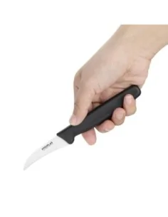 Couteau à éplucher Hygiplas noir 65mm 2