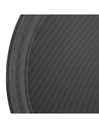 Plateau antidérapant en fibre de verre Olympia Kristallon rond noir 356mm