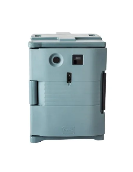 Conteneur alimentaire isotherme chauffant Cambro Camcart bleu ardoise