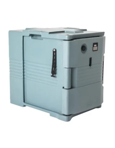 Conteneur alimentaire isotherme chauffant Cambro Camcart bleu ardoise