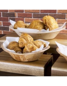 Corbeille ovale en bois grand modèle 2