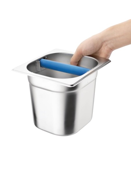 Bac à marc de café GN 1/6 avec barre de frappe