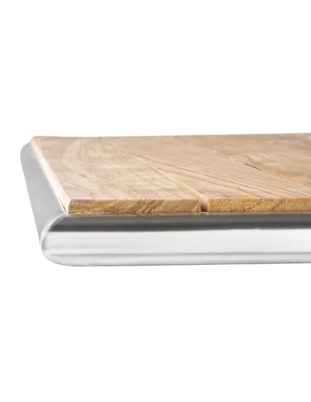 Table carrée en frêne Bolero 700mm