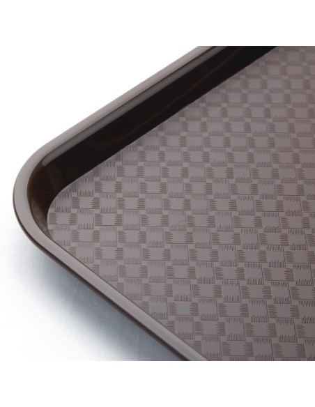 Plateau self-service Olympia Kristallon marron 450 x 350mm