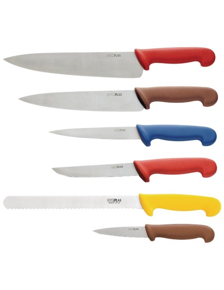 Ensemble de couteaux code couleur Hygiplas