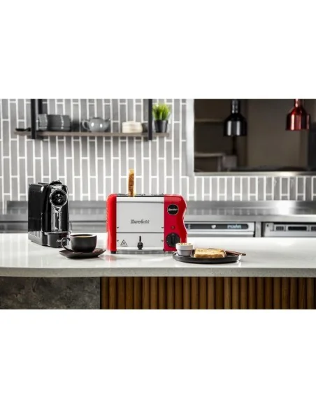 Grille-pain avec grilles sandwich Rowlett Esprit 2 fentes rouge