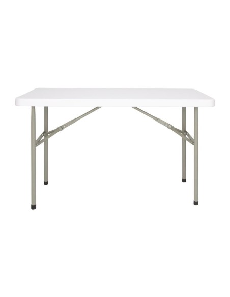 Table rectangulaire pliante Bolero 1220mm