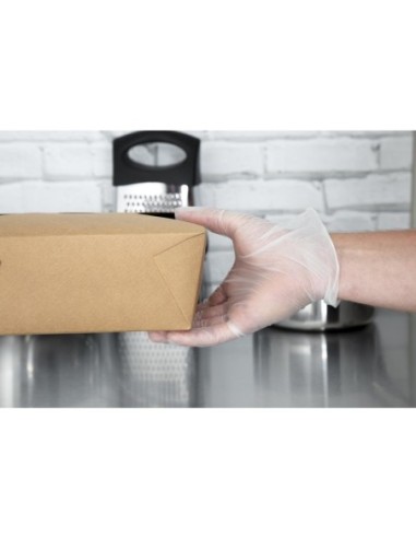 Gants en vinyle non poudrés Hygiplas L (lot de 100)