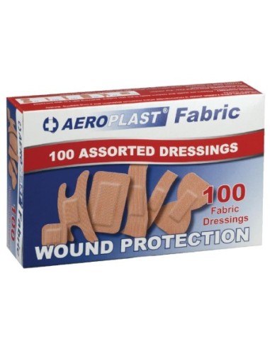 Pansements en tissu assortis (Lot de 100)