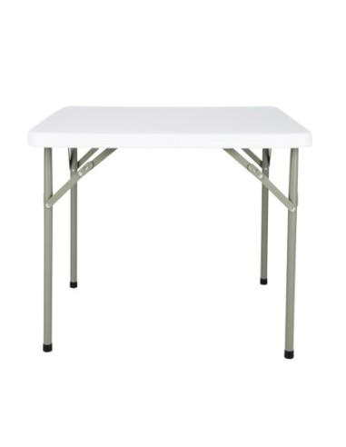 Table carrée pliante en PE Bolero 86cm