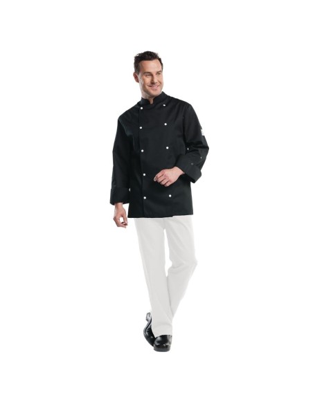 Veste de cuisine mixte Chaud Devant Firenze noire L