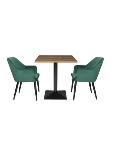 Table carrée Bolero Complete 700mm